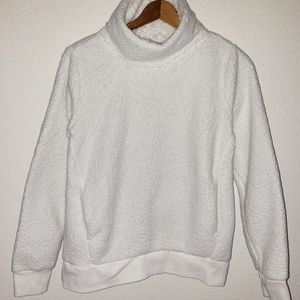 Lukka Lux Cowl Neck Sherpa Fleece Pullover